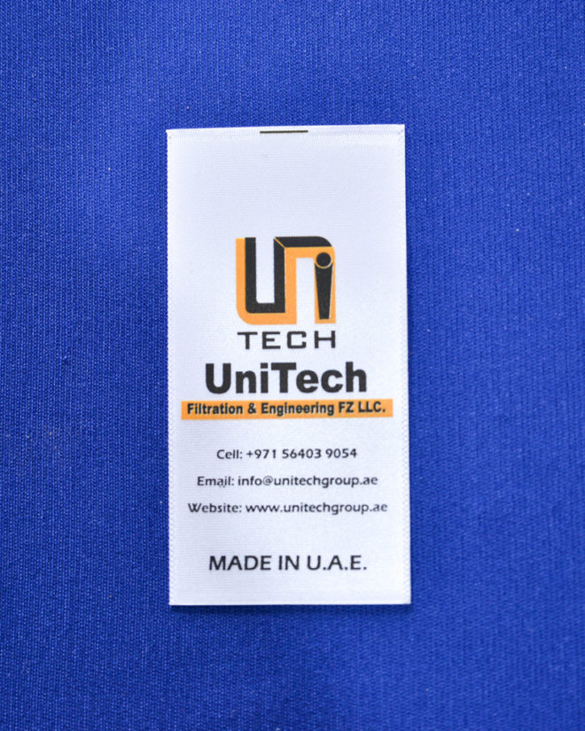 Uni Tech Satin Printed Labels-Kohinoor Labels